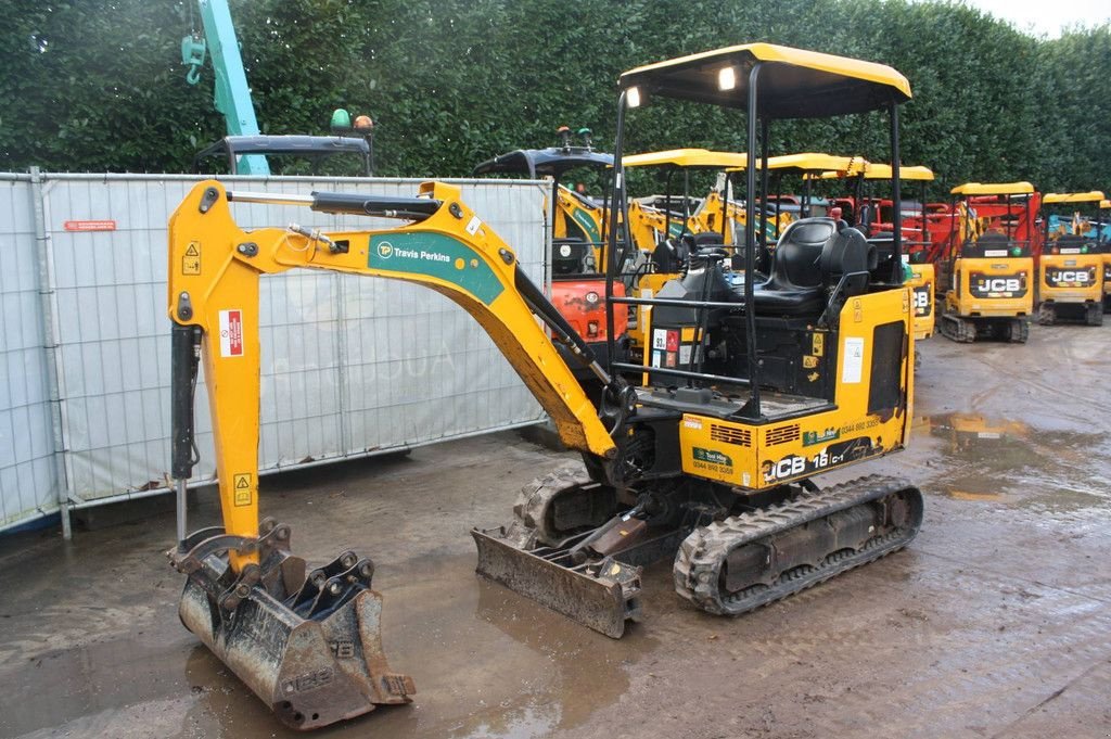 Minibagger a típus JCB 16C-1 T3, Gebrauchtmaschine ekkor: Antwerpen (Kép 4)