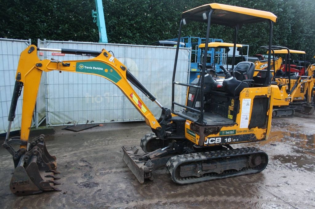 Minibagger типа JCB 16C-1 T3, Gebrauchtmaschine в Antwerpen (Фотография 1)