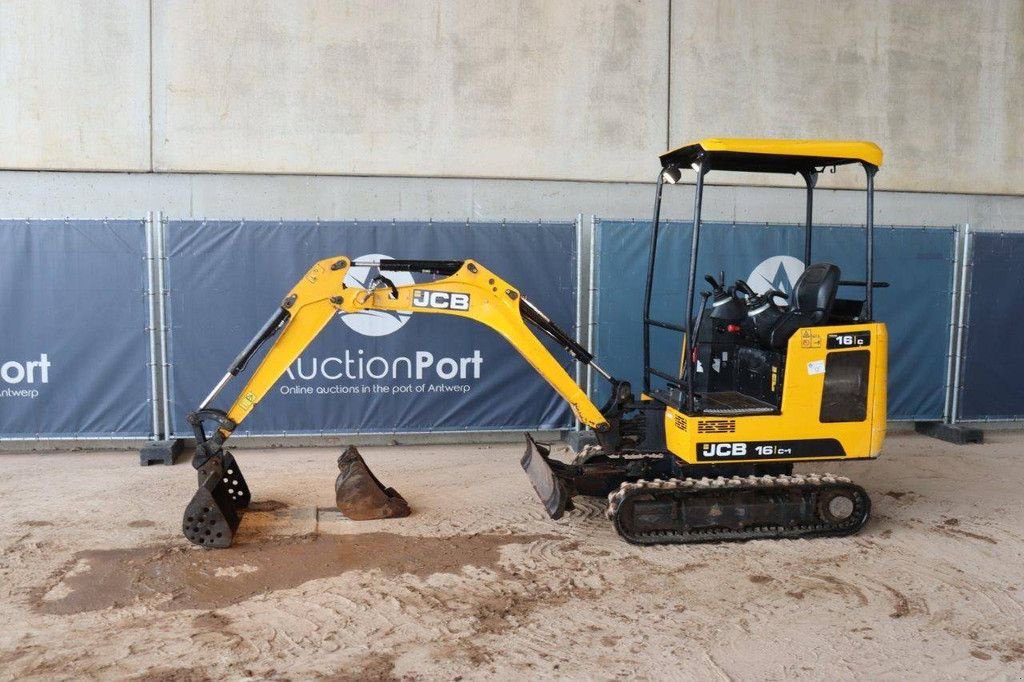 Minibagger a típus JCB 16C-1, Gebrauchtmaschine ekkor: Antwerpen (Kép 1)