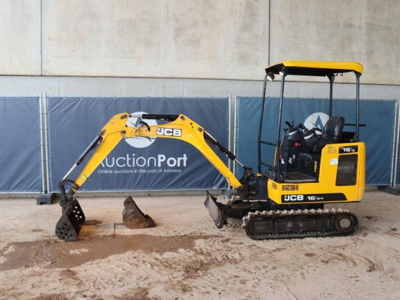 Minibagger del tipo JCB 16C-1, Gebrauchtmaschine en Antwerpen (Imagen 1)