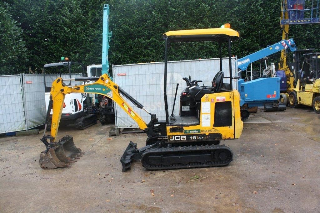 Minibagger Türe ait JCB 16C-1, Gebrauchtmaschine içinde Antwerpen (resim 2)