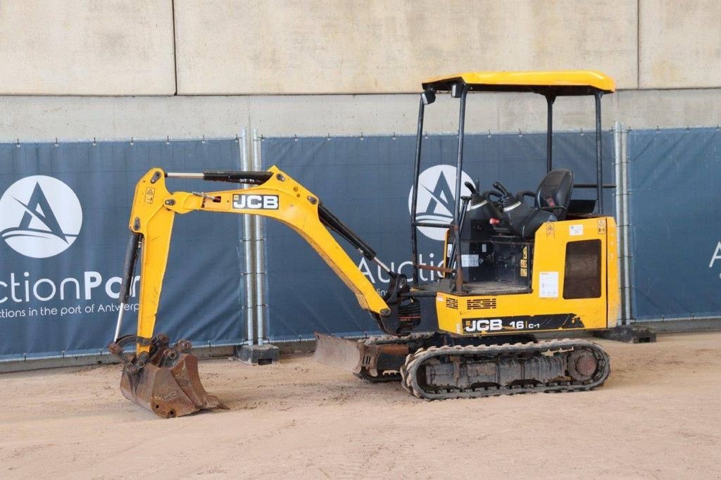 Minibagger типа JCB 16C-1T3, Gebrauchtmaschine в Antwerpen (Фотография 10)