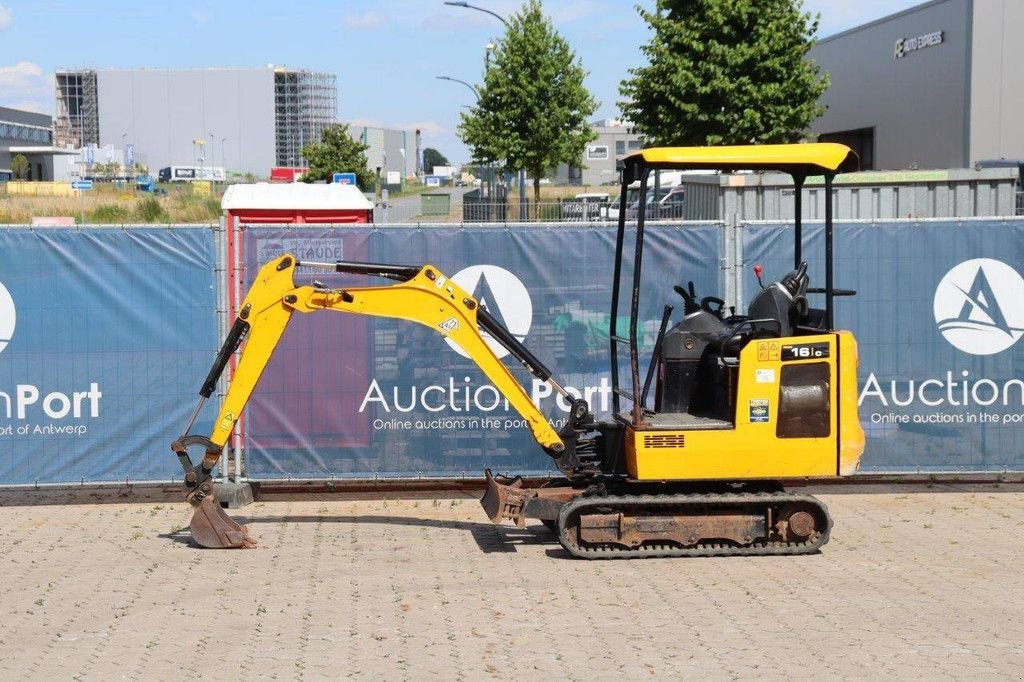 Minibagger Türe ait JCB 16C-1T3, Gebrauchtmaschine içinde Antwerpen (resim 1)