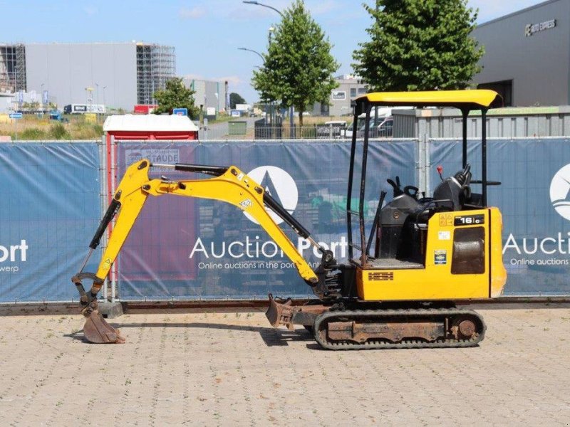 Minibagger Türe ait JCB 16C-1T3, Gebrauchtmaschine içinde Antwerpen (resim 1)