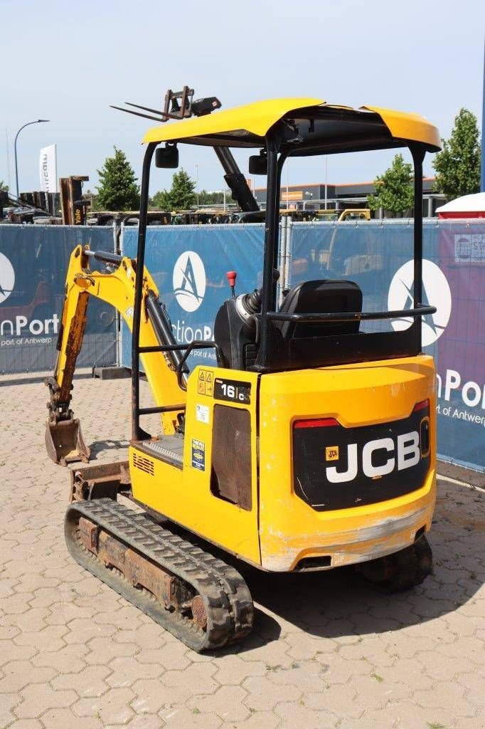 Minibagger a típus JCB 16C-1T3, Gebrauchtmaschine ekkor: Antwerpen (Kép 4)