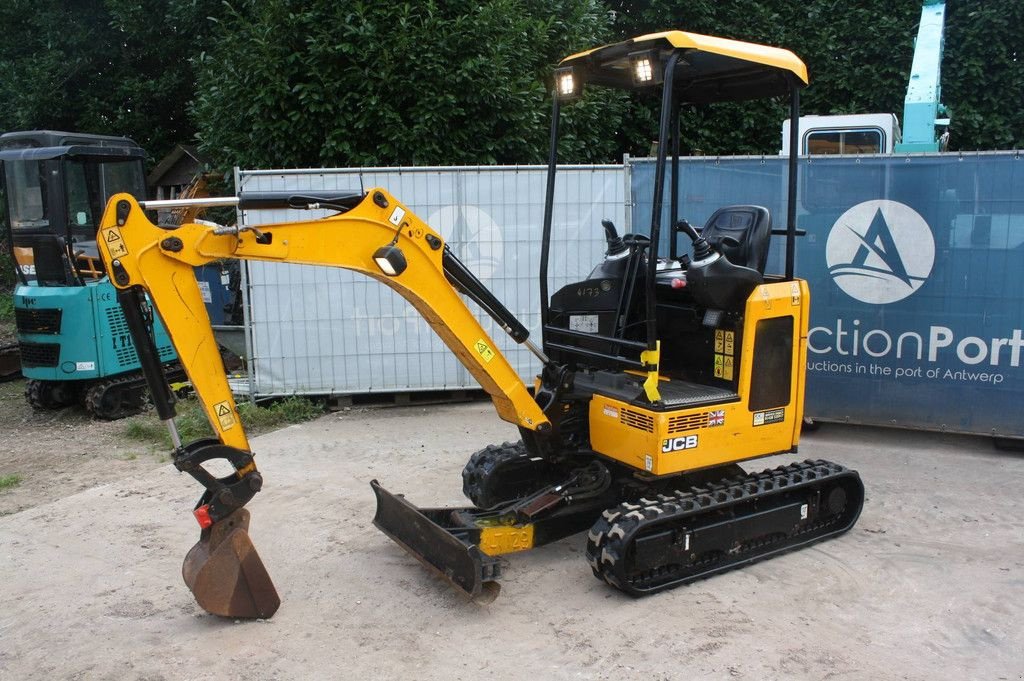 Minibagger Türe ait JCB 18Z-1, Gebrauchtmaschine içinde Antwerpen (resim 5)