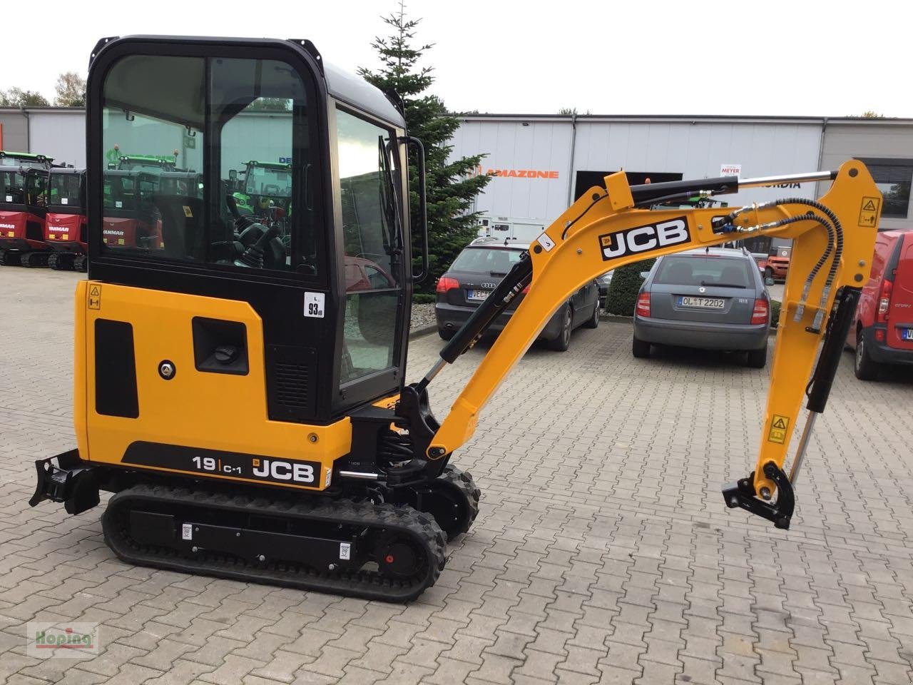 Minibagger Türe ait JCB 19C-1, Gebrauchtmaschine içinde Bakum (resim 3)