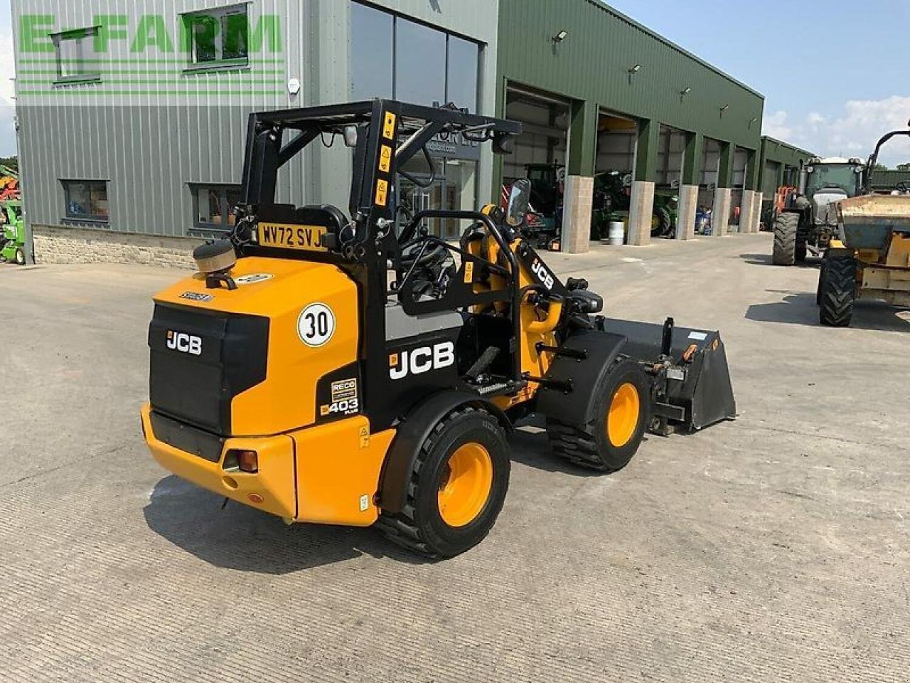 Minibagger des Typs JCB 403 plus compact wheeled loading shovel (st20569), Gebrauchtmaschine in SHAFTESBURY (Bild 3)