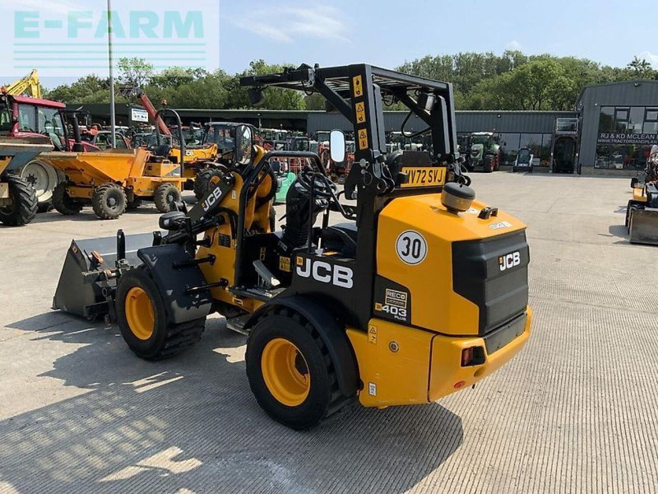 Minibagger des Typs JCB 403 plus compact wheeled loading shovel (st20569), Gebrauchtmaschine in SHAFTESBURY (Bild 5)