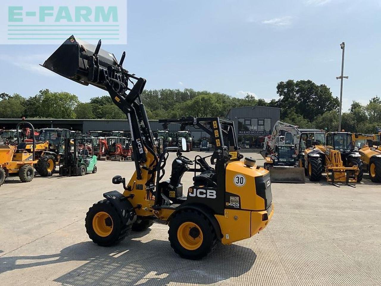 Minibagger des Typs JCB 403 plus compact wheeled loading shovel (st20569), Gebrauchtmaschine in SHAFTESBURY (Bild 12)