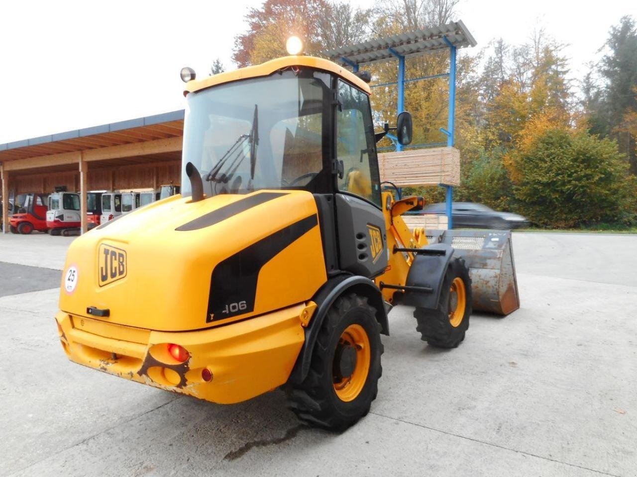 Minibagger typu JCB 406 mit hydr. schnellwechsler + schaufel ( 4.934, Gebrauchtmaschine w ST. NIKOLAI/DR. (Zdjęcie 4)