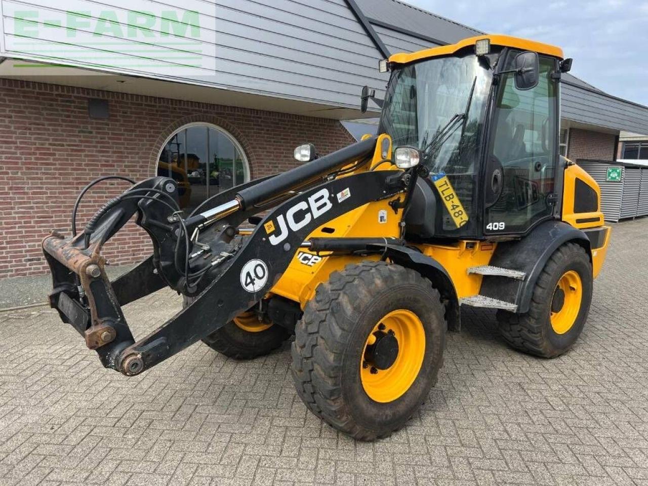 Minibagger Türe ait JCB 409 agri shovel, Gebrauchtmaschine içinde ag BROEKLAND (resim 1)