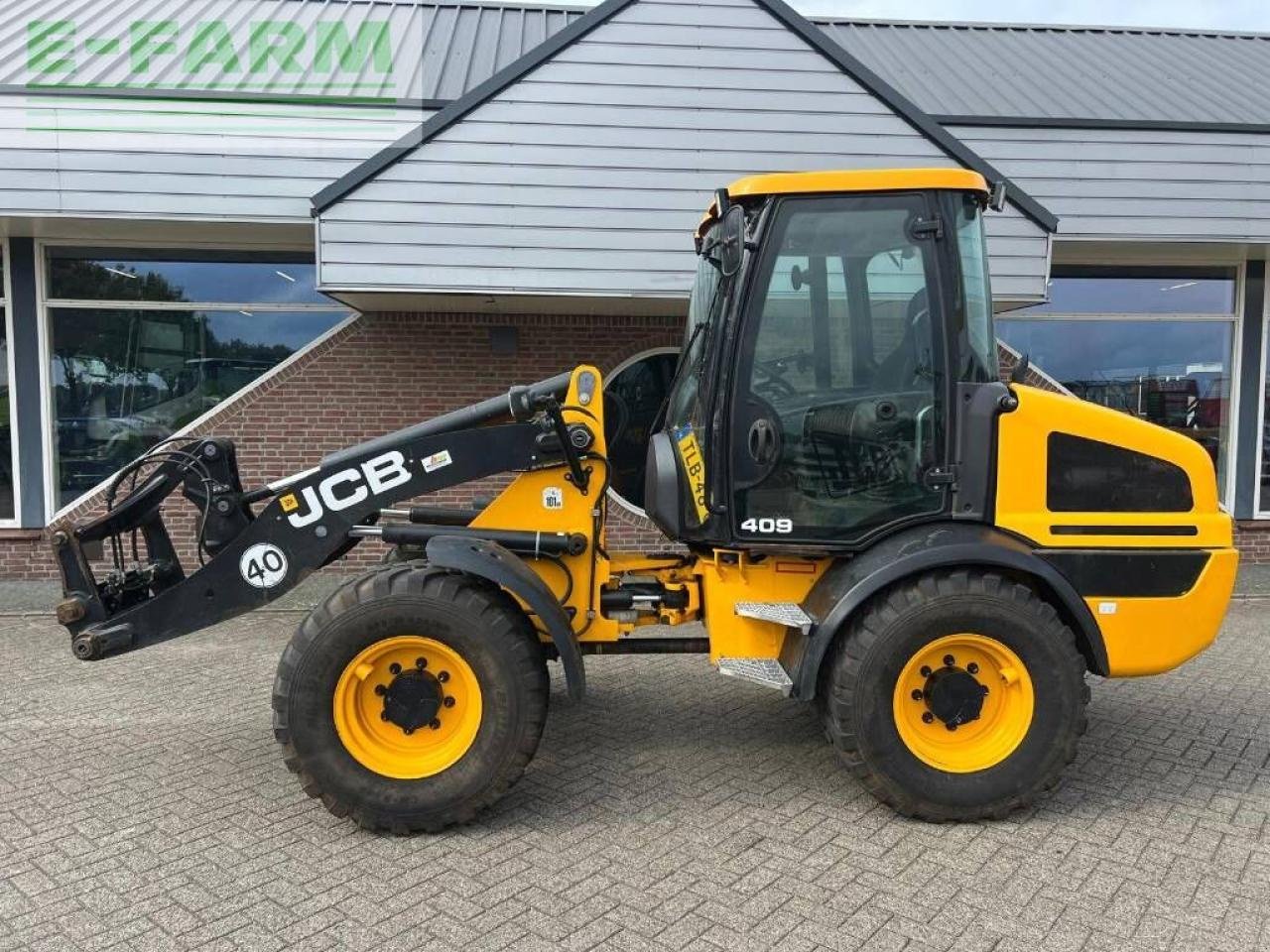 Minibagger tipa JCB 409 agri shovel, Gebrauchtmaschine u ag BROEKLAND (Slika 2)