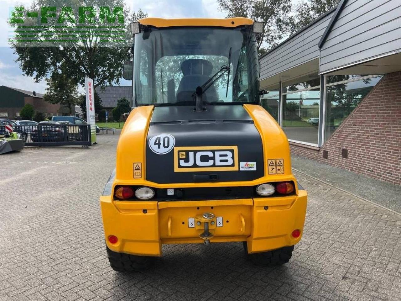 Minibagger tipa JCB 409 agri shovel, Gebrauchtmaschine u ag BROEKLAND (Slika 4)