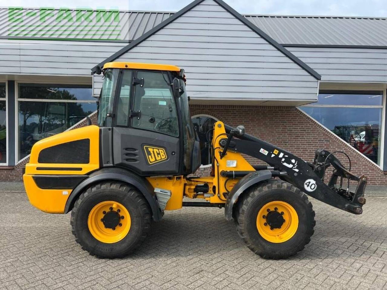 Minibagger typu JCB 409 agri shovel, Gebrauchtmaschine v ag BROEKLAND (Obrázek 6)