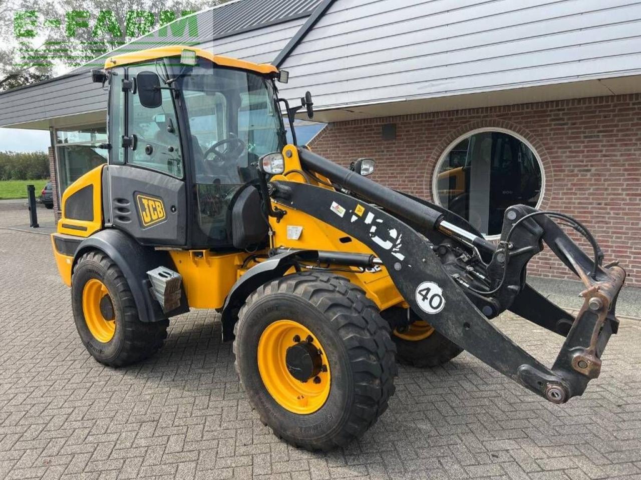 Minibagger du type JCB 409 agri shovel, Gebrauchtmaschine en ag BROEKLAND (Photo 7)