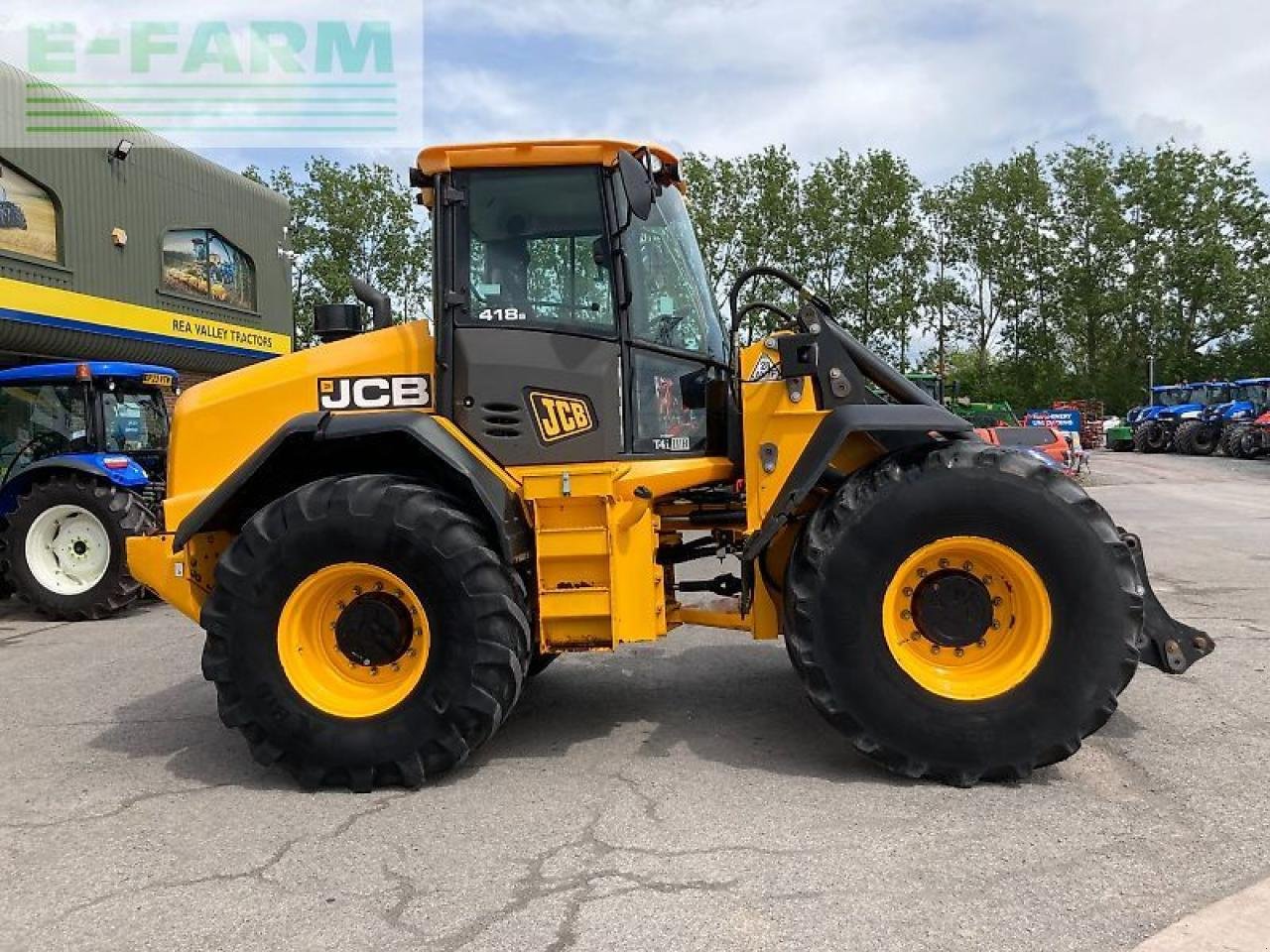 Minibagger tip JCB 418 s, Gebrauchtmaschine in SHREWSBURRY (Poză 4)