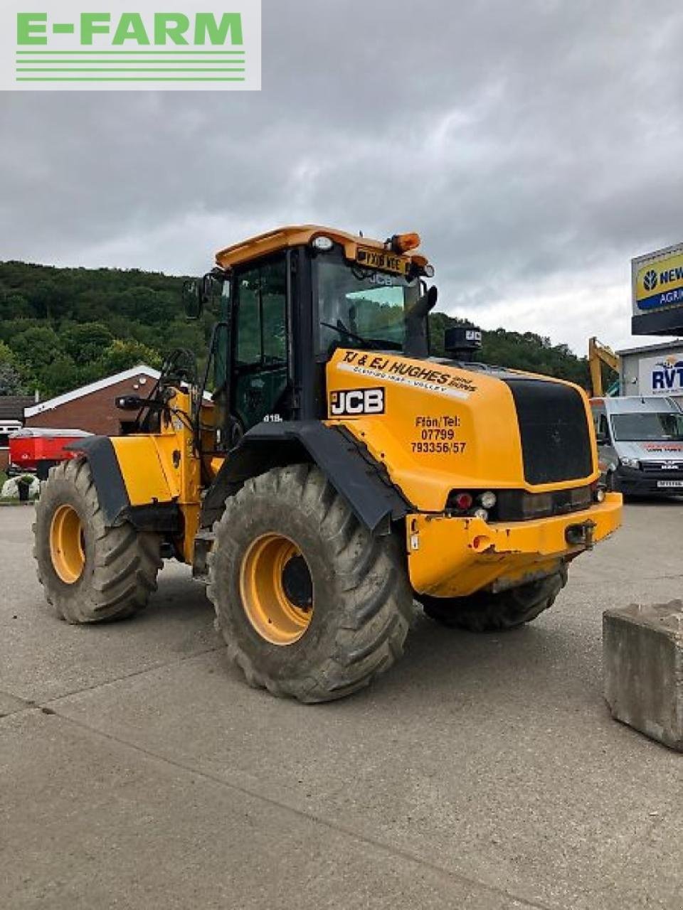 Minibagger Türe ait JCB 418, Gebrauchtmaschine içinde SHREWSBURRY (resim 5)