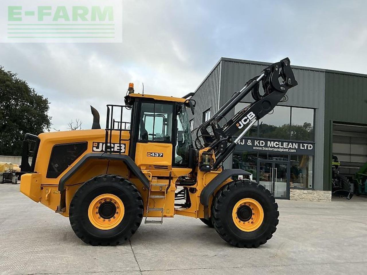 Minibagger типа JCB 437 wheeled loading shovel (st21059), Gebrauchtmaschine в SHAFTESBURY (Фотография 1)