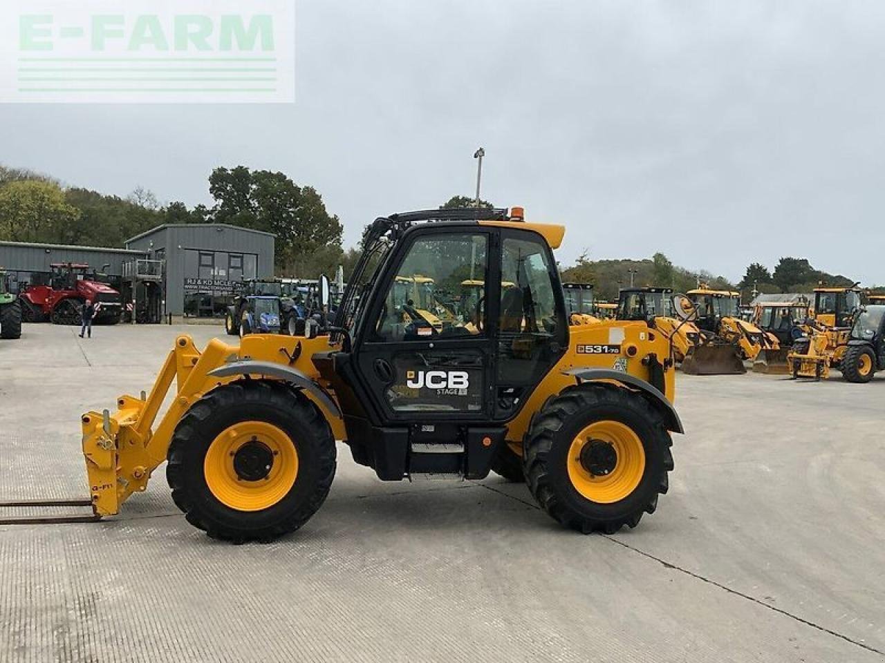 Minibagger типа JCB 531-70 telehandler (st21406), Gebrauchtmaschine в SHAFTESBURY (Фотография 7)