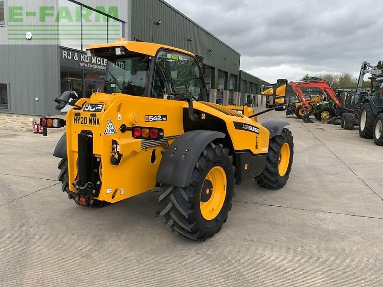 Minibagger del tipo JCB 542-70 agri super telehandler (st19684), Gebrauchtmaschine en SHAFTESBURY (Imagen 3)