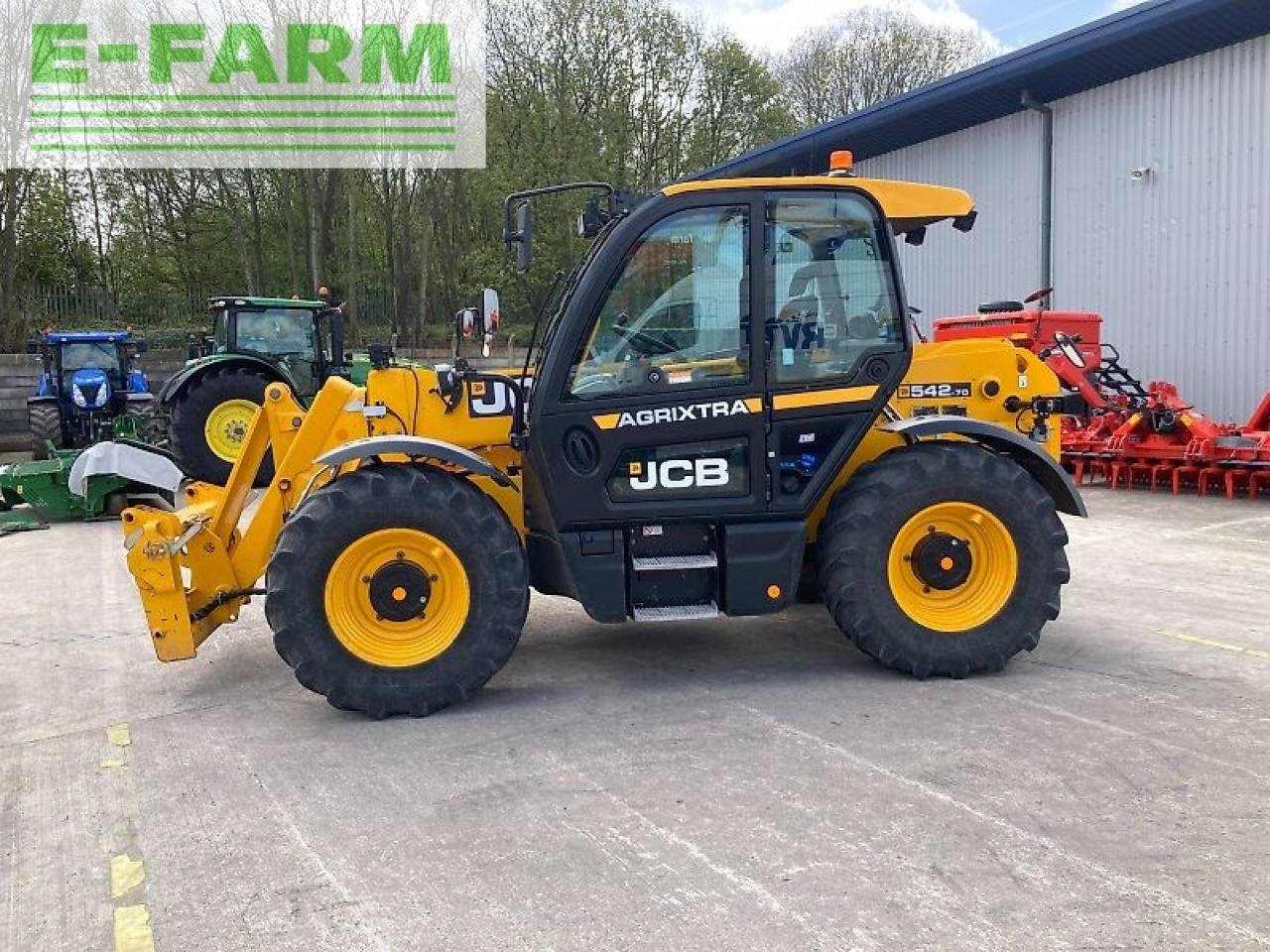 Minibagger Türe ait JCB 542-70 agri xtra dueltech, Gebrauchtmaschine içinde SHREWSBURRY (resim 12)