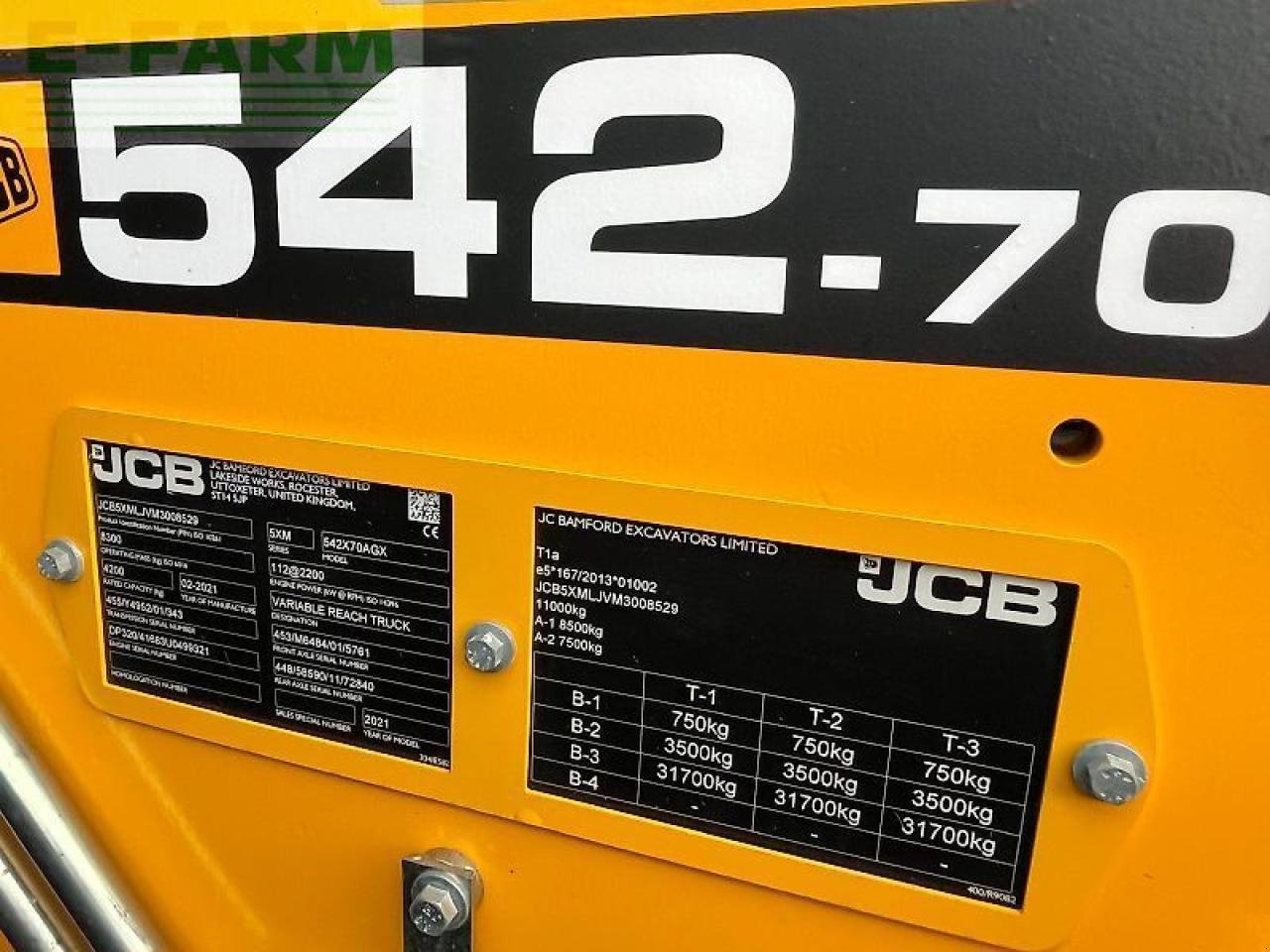 Minibagger tip JCB 542-70, Gebrauchtmaschine in SHREWSBURRY (Poză 10)