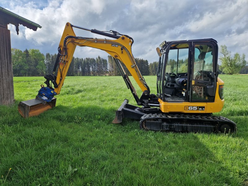 Minibagger del tipo JCB 65C 6,5 Tonnen mit Vollaustattung Klima Tilt HSW 03 Top Zustand Orginal Lack  Löffel optional#  Bitte nur anrufen, Gebrauchtmaschine In Palling (Immagine 1)