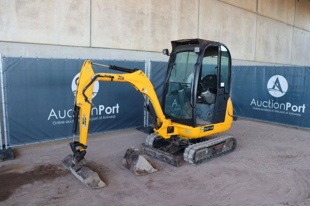 Minibagger Türe ait JCB 8018, Gebrauchtmaschine içinde Antwerpen (resim 9)