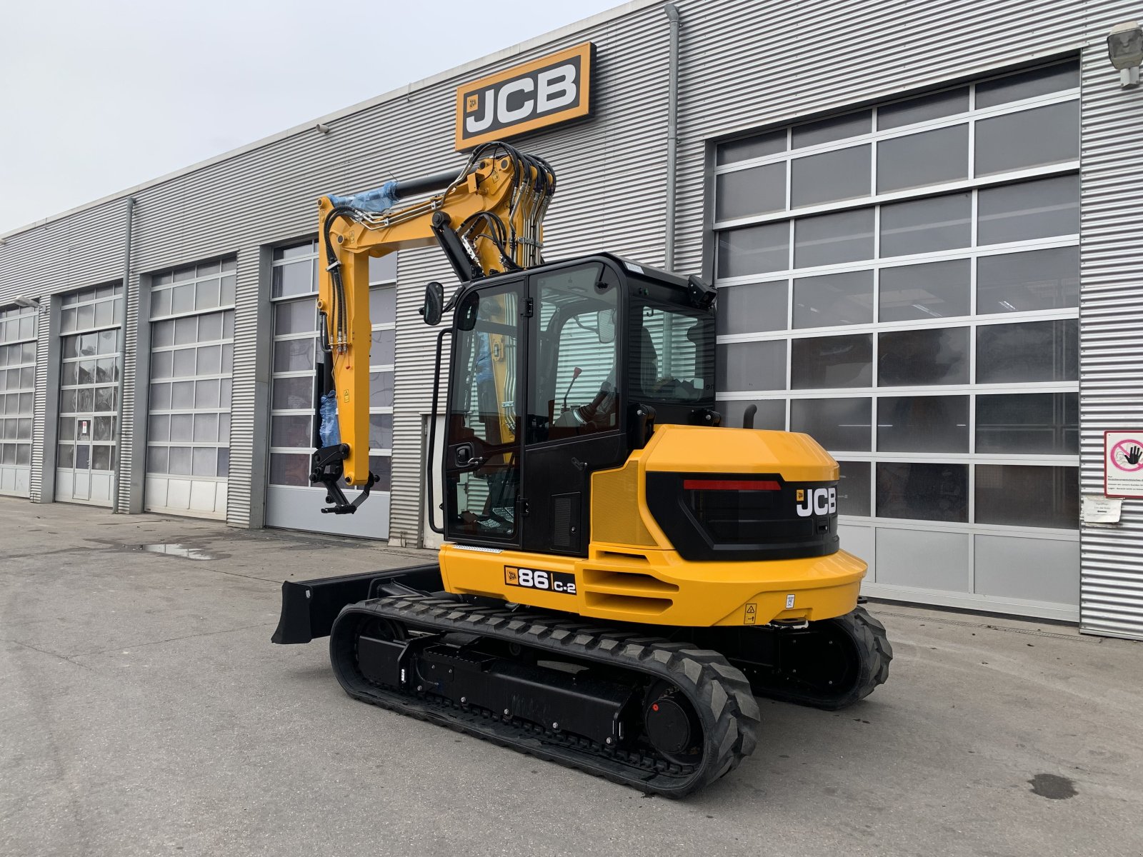 Minibagger of the type JCB 86C-2 TAB, Neumaschine in Heimstetten (Picture 3)