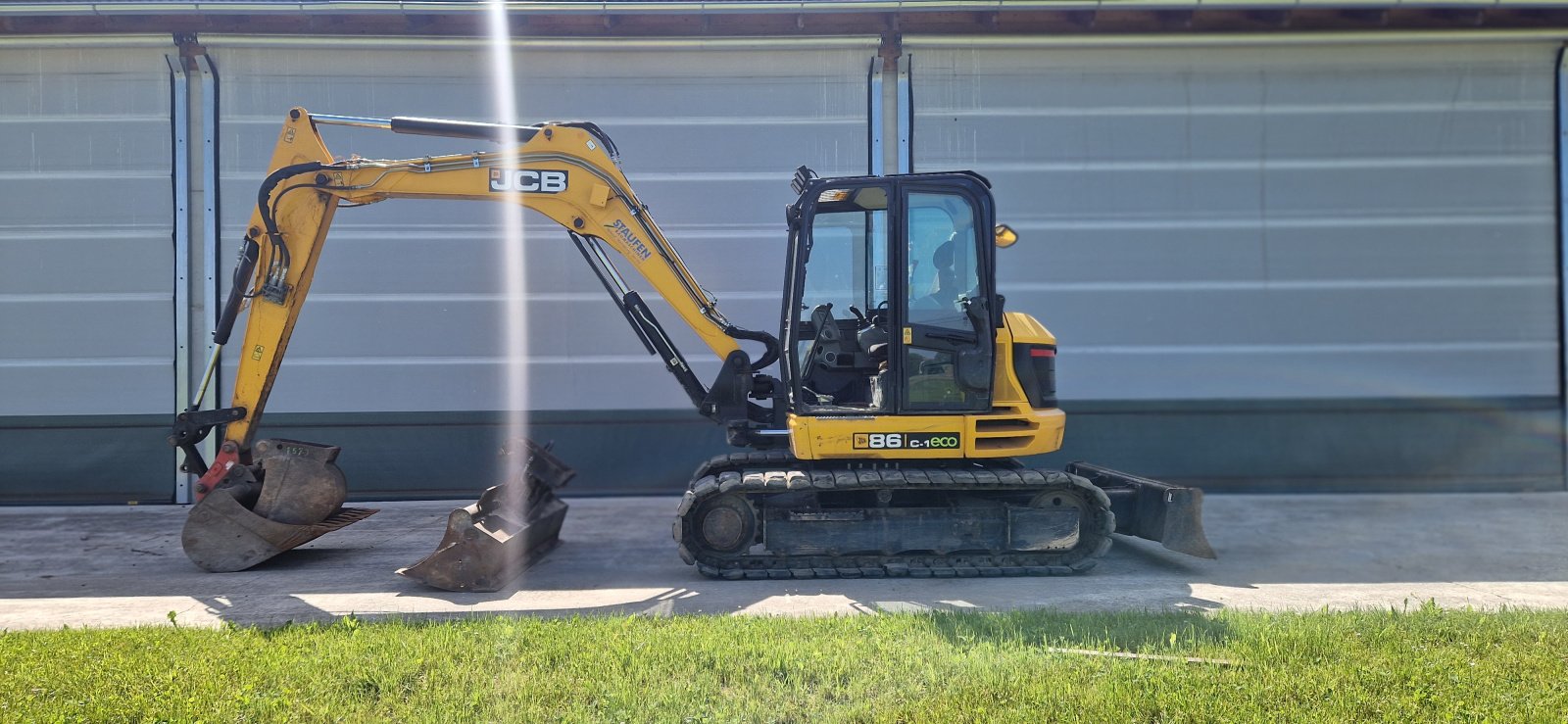 Minibagger типа JCB 86C 8,5 Tonnen 1400 Stunden 3Löffel guter Zustand, Gebrauchtmaschine в Palling (Фотография 1)