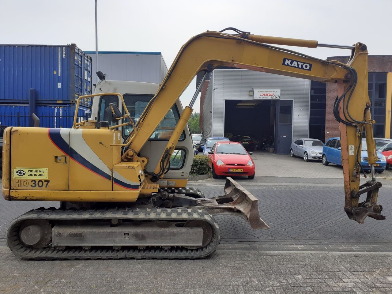 Minibagger van het type Kato Hd307, Gebrauchtmaschine in Alblasserdam (Foto 4)