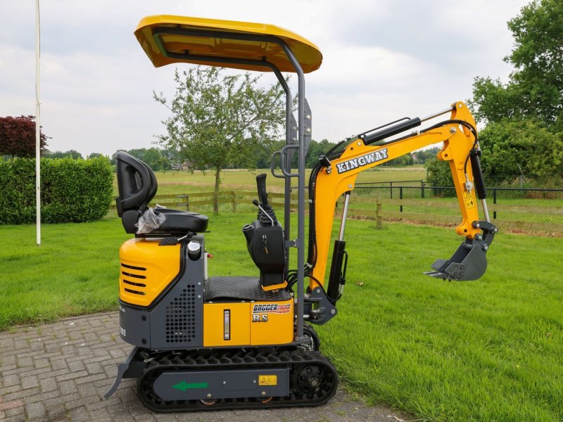 Minibagger of the type Kingway Bagger1000, Neumaschine in Hollandscheveld (Picture 1)