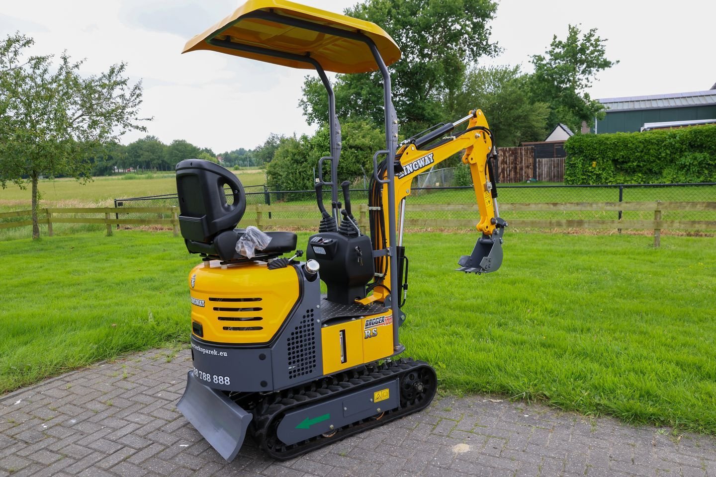 Minibagger a típus Kingway Bagger1000, Neumaschine ekkor: Hollandscheveld (Kép 2)