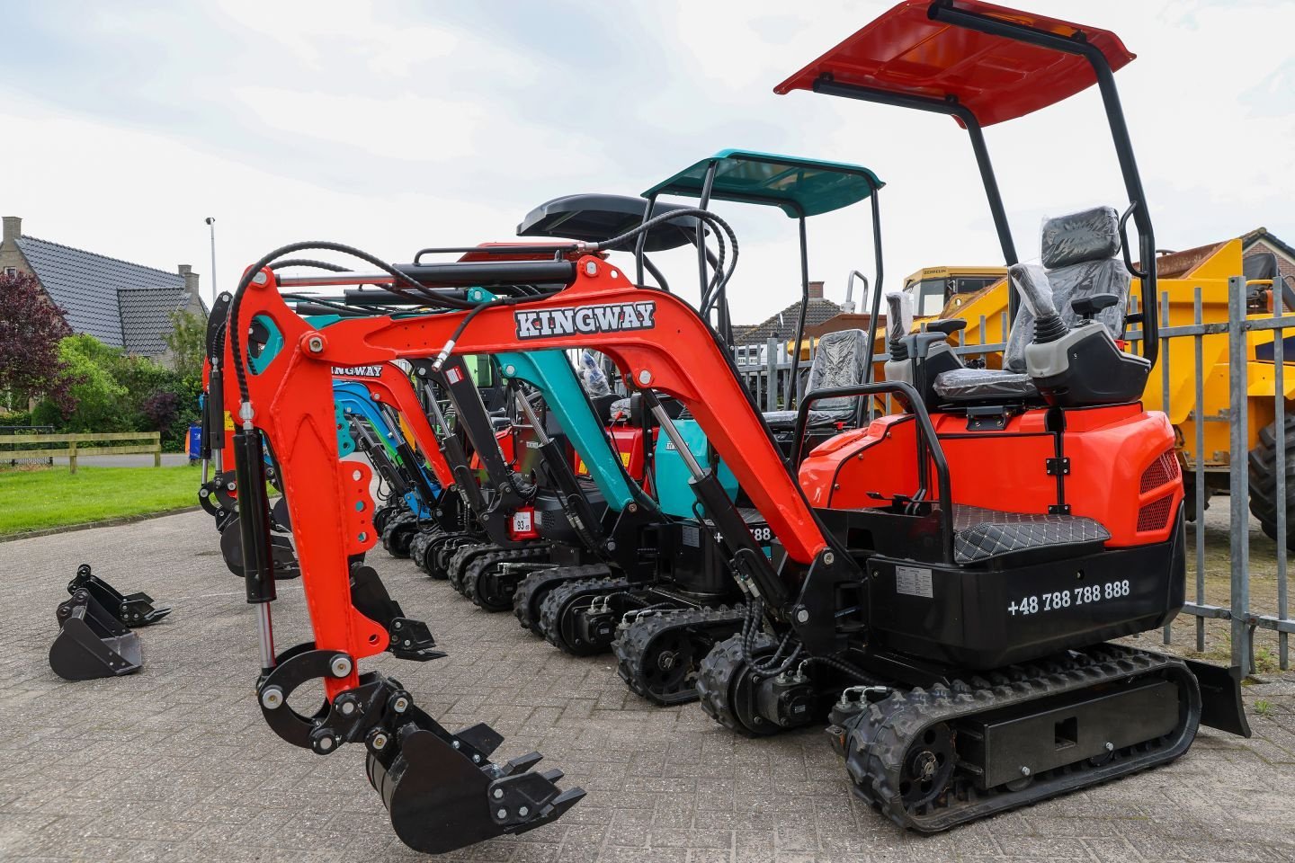 Minibagger a típus Kingway Carol, Neumaschine ekkor: Hollandscheveld (Kép 10)