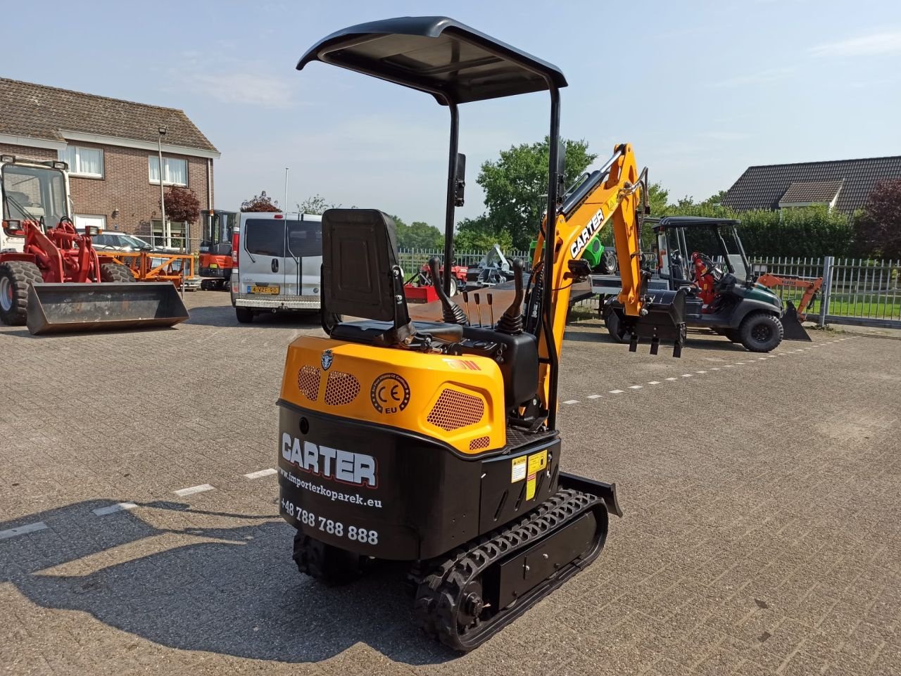 Minibagger Türe ait Kingway Carter, Neumaschine içinde Hollandscheveld (resim 5)