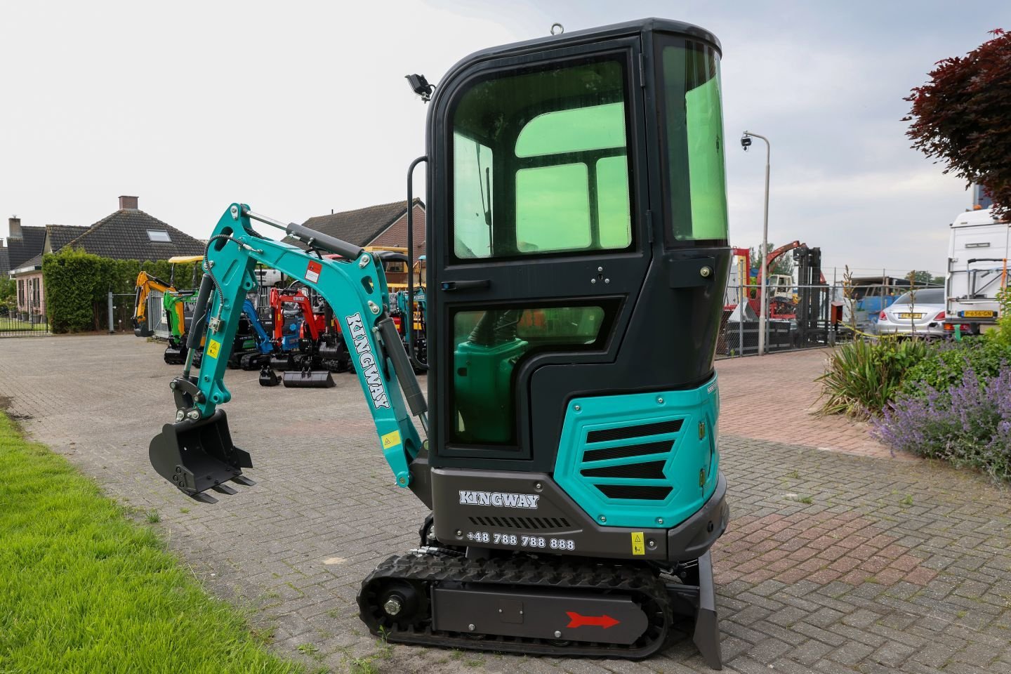 Minibagger del tipo Kingway Dodger, Neumaschine en Hollandscheveld (Imagen 1)