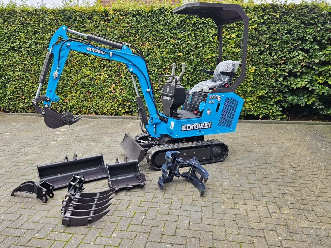 Minibagger del tipo Kingway Eco 5, Neumaschine en Hollandscheveld (Imagen 1)