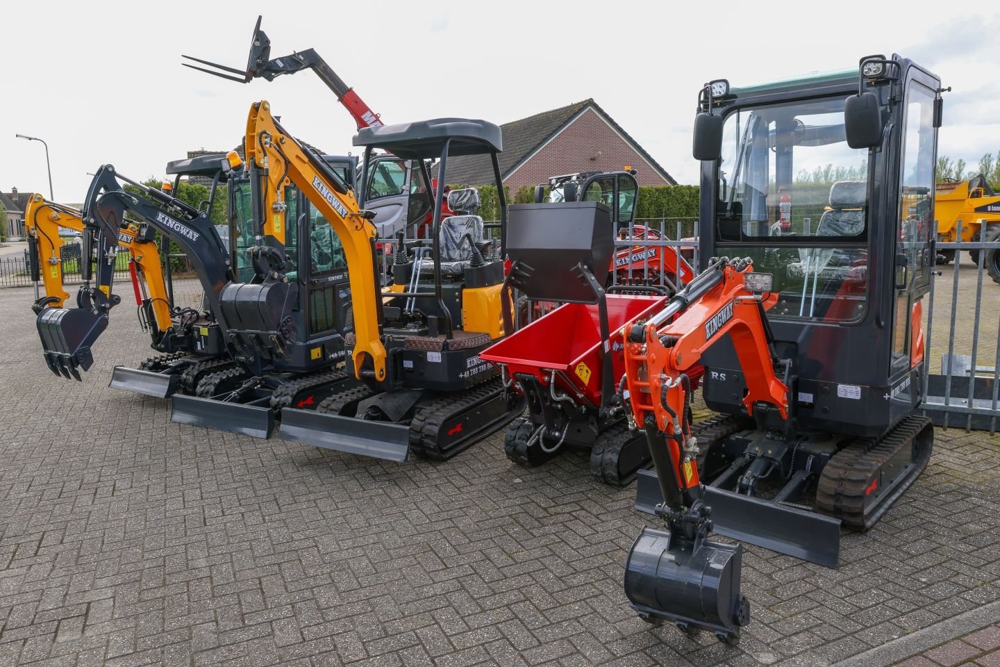 Minibagger van het type Kingway GRAAFMACHINE, Neumaschine in Hollandscheveld (Foto 2)