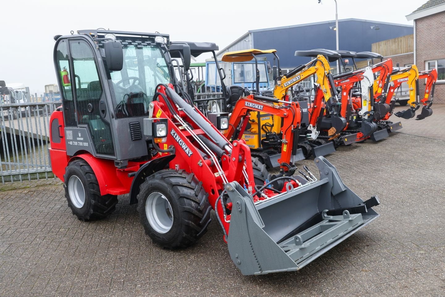 Minibagger типа Kingway GRAAFMACHINE, Neumaschine в Hollandscheveld (Фотография 4)