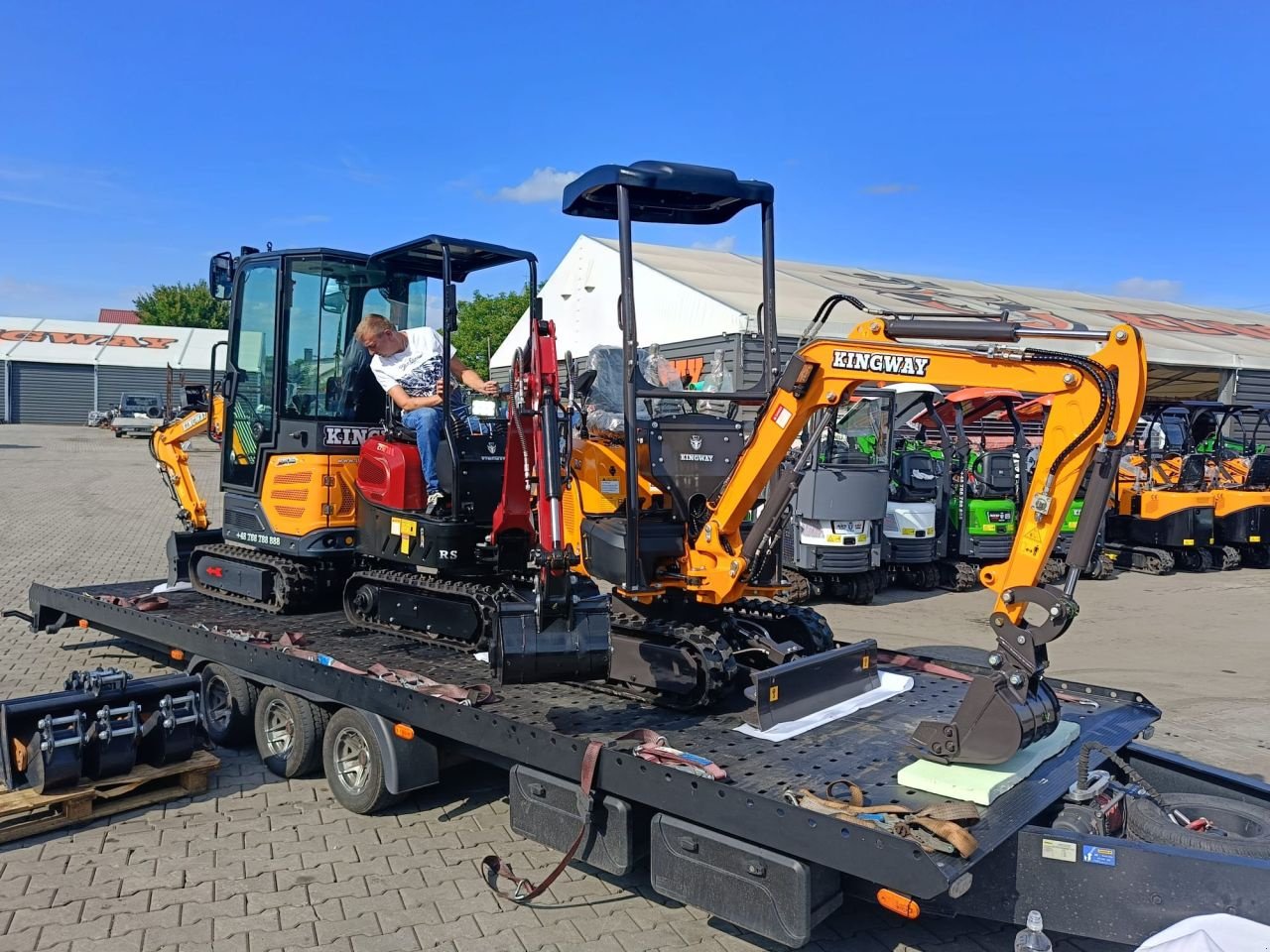 Minibagger typu Kingway Overig, Neumaschine w Hollandscheveld (Zdjęcie 10)