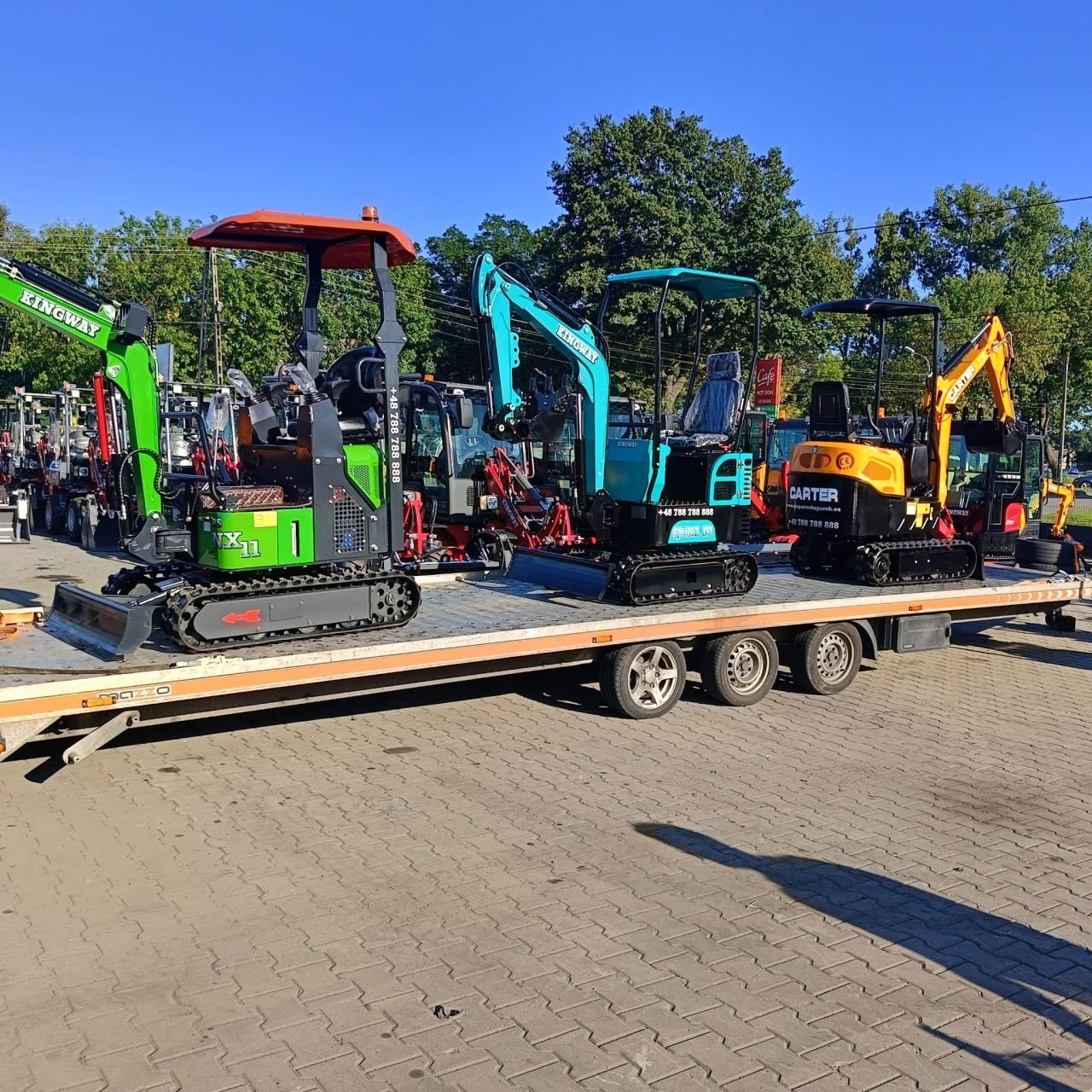 Minibagger del tipo Kingway Overig, Neumaschine en Hollandscheveld (Imagen 9)