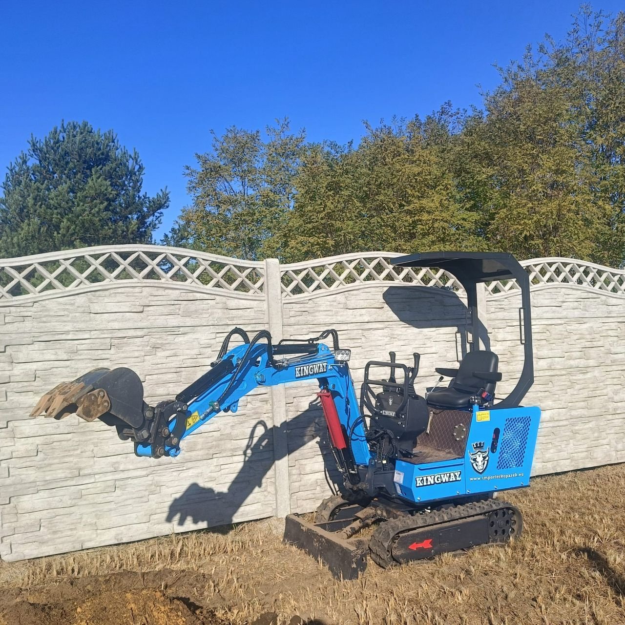 Minibagger van het type Kingway RS, Neumaschine in Hollandscheveld (Foto 1)