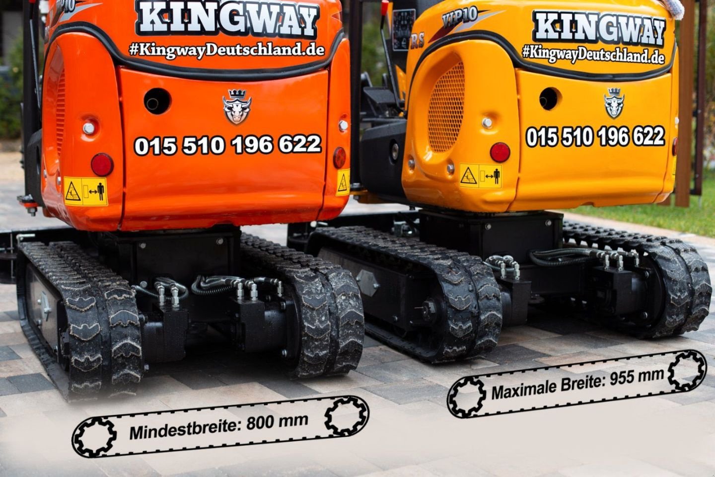 Minibagger типа Kingway VIP10 RS, Neumaschine в Hollandscheveld (Фотография 5)