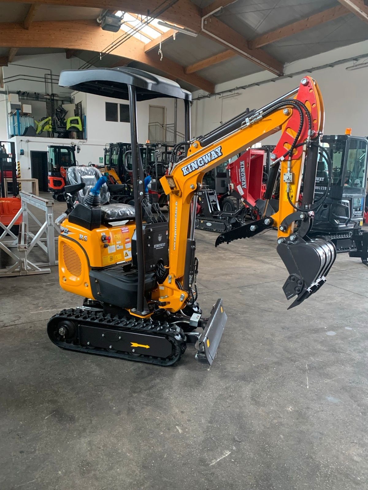 Minibagger of the type Kingway VIP12 KUBOTA, Neumaschine in Hollandscheveld (Picture 1)