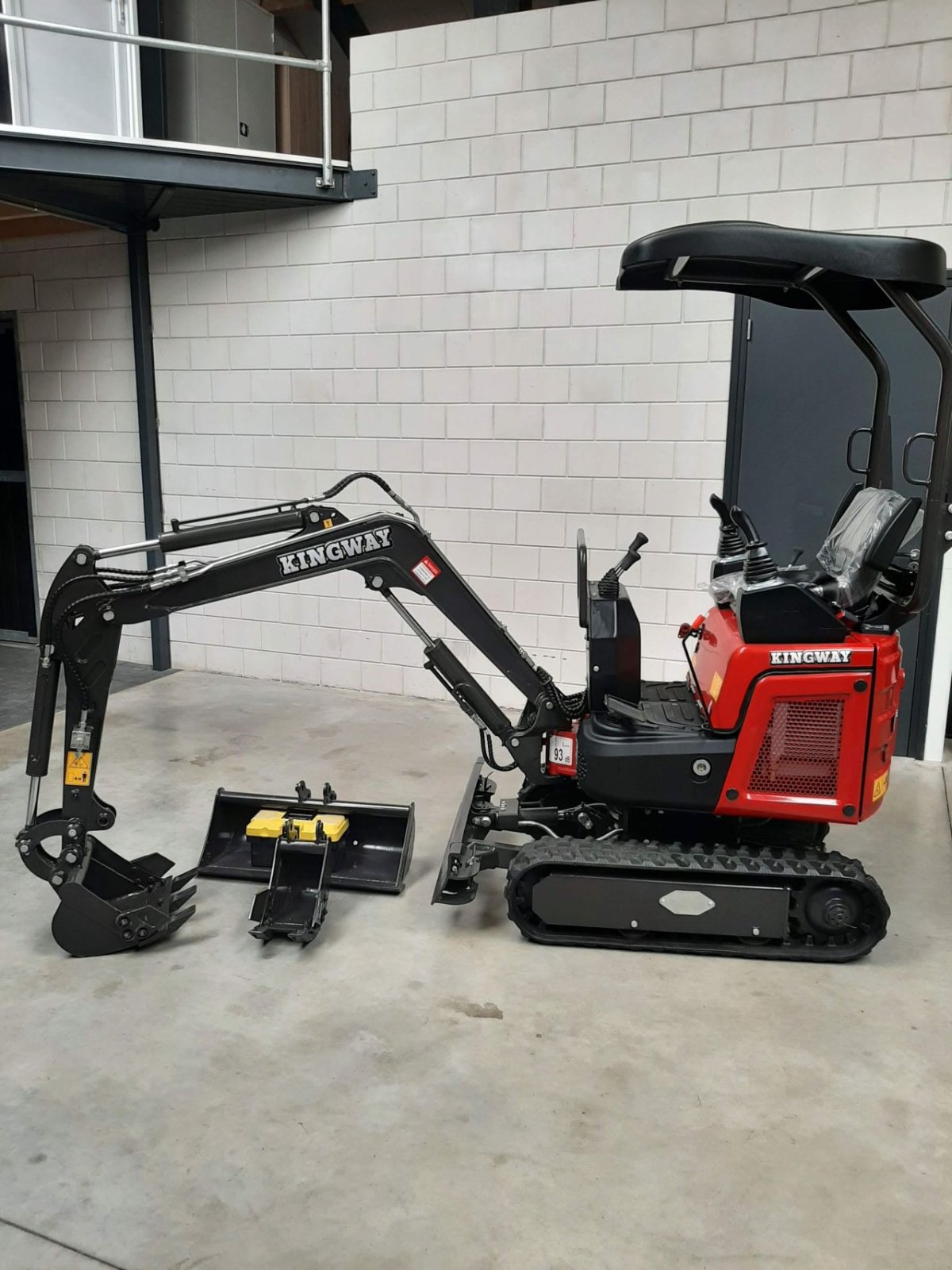 Minibagger des Typs Kingway VIP13, Neumaschine in Hollandscheveld (Bild 2)