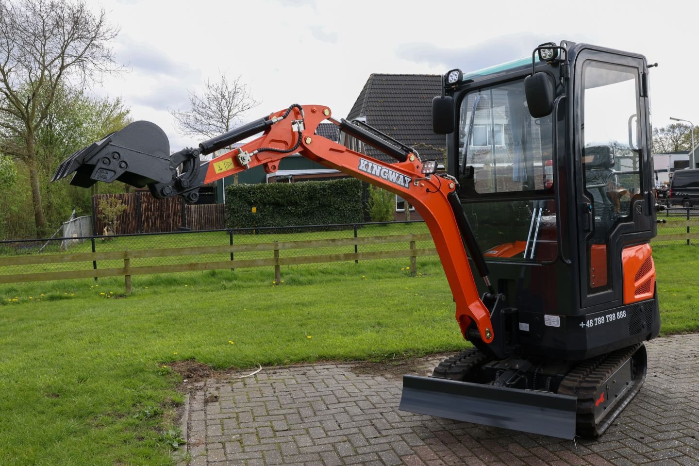 Minibagger des Typs Kingway VIP18, Neumaschine in Hollandscheveld (Bild 4)