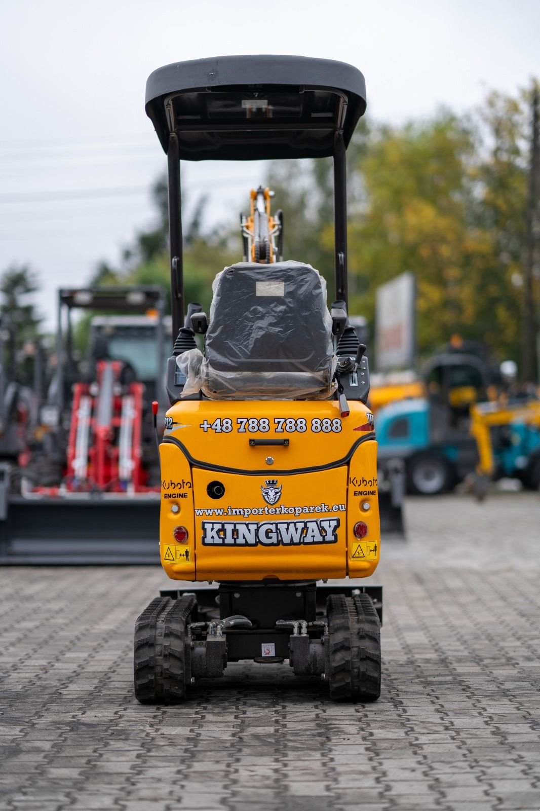 Minibagger des Typs Kingway XN12, Neumaschine in Hollandscheveld (Bild 9)