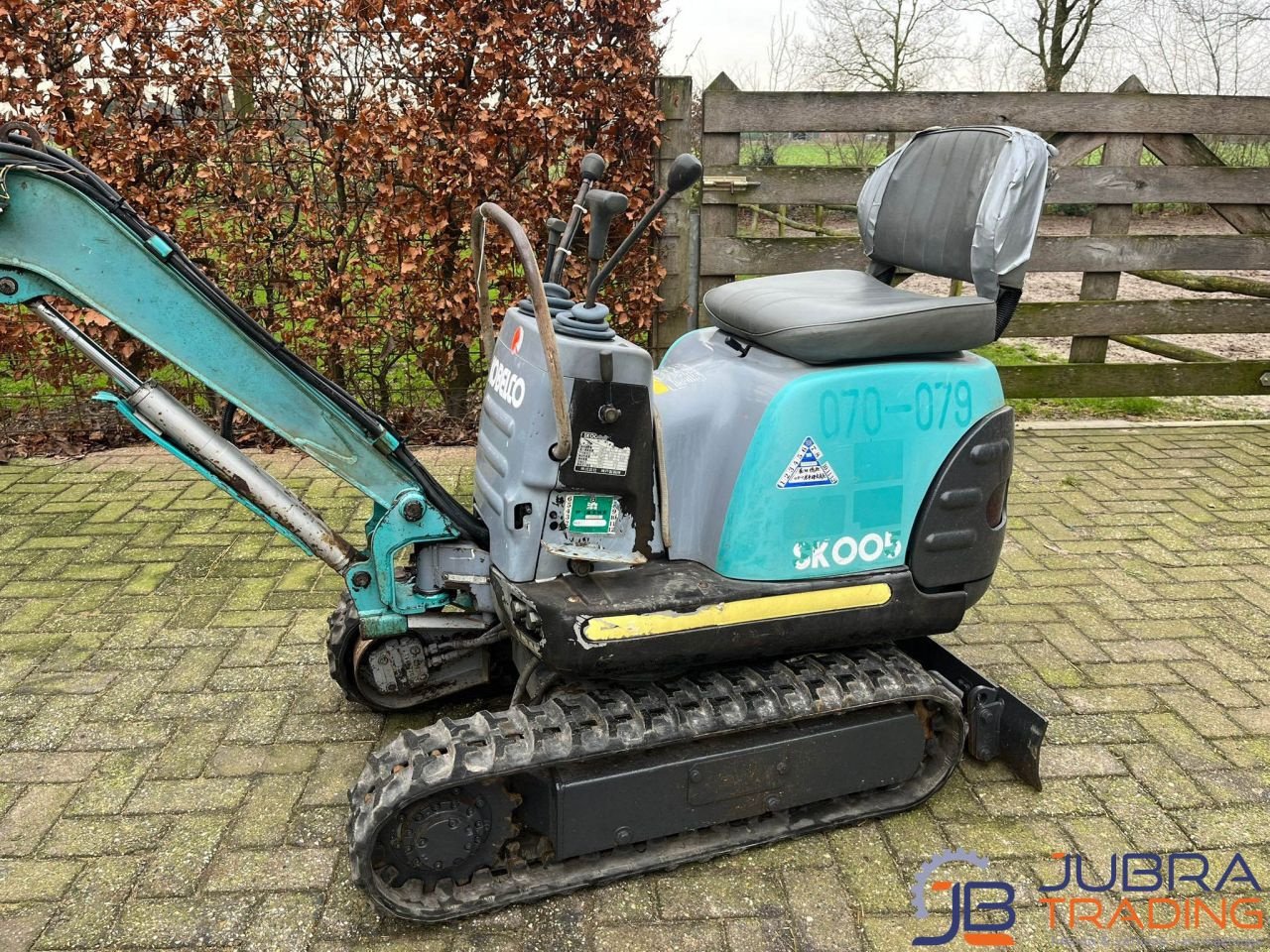 Minibagger typu Kobelco SK005, Gebrauchtmaschine w Buggenum (Zdjęcie 4)