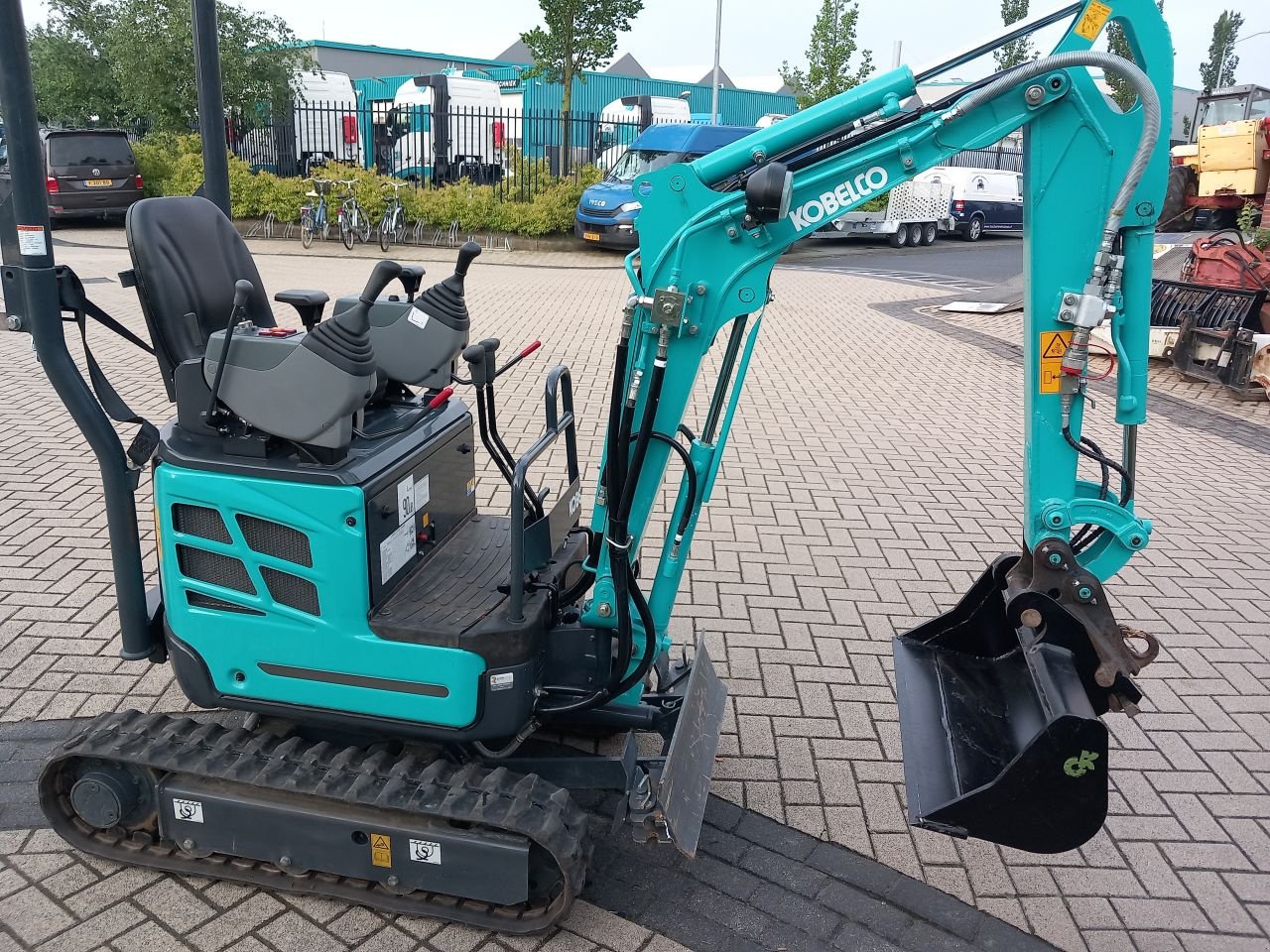 Minibagger типа Kobelco SK10SR, Gebrauchtmaschine в Alblasserdam (Фотография 7)